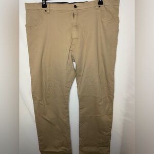 Men - wrangler - stretch khaki - 42 x 30